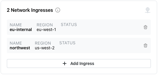 Accessing a public ingress